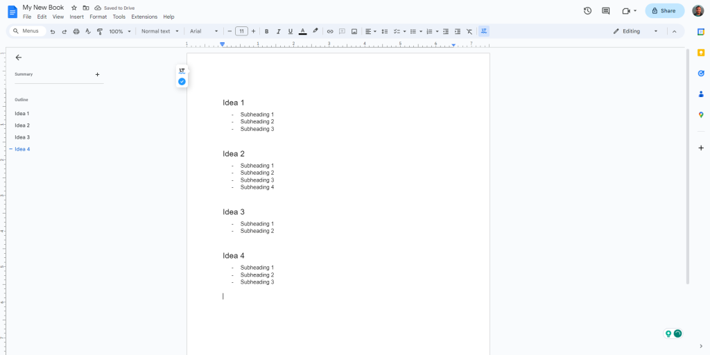 Structure Your Ideas